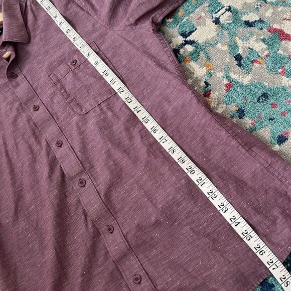 Travis Mathew Golf Button Down Cotton Shirt Size Medium - Picture 6 of 10